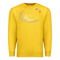 Lemon kite kiteboarding kiting kitesurfing kitesurf gift premium t shirt Premium Sweatshirt - linhVisuals