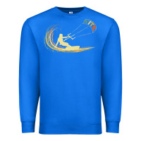 True Royal kite kiteboarding kiting kitesurfing kitesurf gift premium t shirt Premium Sweatshirt - linhVisuals