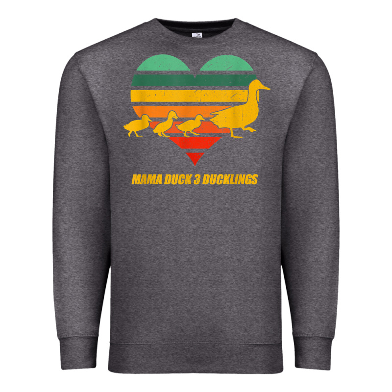 Mama Duck Mother Of 3 Duckling Funny Mom Mommy Animal Lover T Shirt Premium Sweatshirt by linhVisuals | Teevron