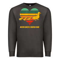 Smoke mama duck mother of 3 duckling funny mom mommy animal lover t shirt Premium Sweatshirt - linhVisuals