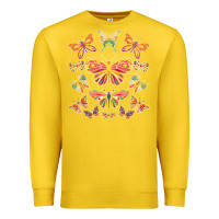 Lemon butterfly breeds butterfly t shirt Premium Sweatshirt - linhVisuals