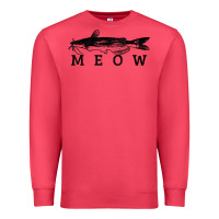 Catfish Meow Funny Catfishing Fishing Fisherman Gift T Shirt Premium Sweatshirt | Teevron