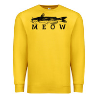 Lemon catfish meow funny catfishing fishing fisherman gift t shirt Premium Sweatshirt - linhVisuals
