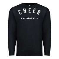 Black cute cheer mom t shirt Premium Sweatshirt - linhVisuals