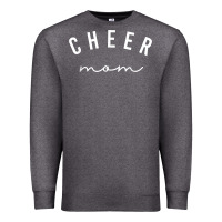 Charcoal Heather cute cheer mom t shirt Premium Sweatshirt - linhVisuals