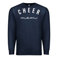 Navy cute cheer mom t shirt Premium Sweatshirt - linhVisuals