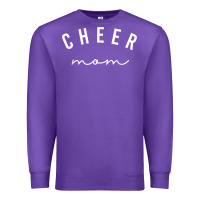 Purple cute cheer mom t shirt Premium Sweatshirt - linhVisuals