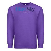 Purple Blue Sky Studios Premium Sweatshirt - linhVisuals