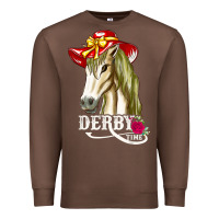 Chestnut derby day shirt 2022 horse derby party horse racing t shirt Premium Sweatshirt - linhVisuals