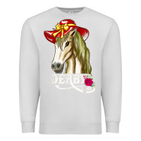 Dove Grey derby day shirt 2022 horse derby party horse racing t shirt Premium Sweatshirt - linhVisuals