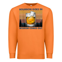 Carrot bourbon goes in wisdom comes out vintage t shirt Premium Sweatshirt - linhVisuals