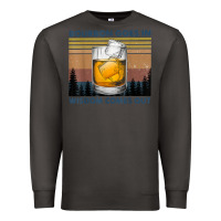 Smoke bourbon goes in wisdom comes out vintage t shirt Premium Sweatshirt - linhVisuals
