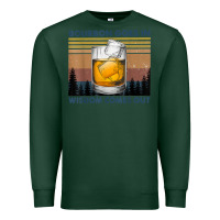 Sports Green bourbon goes in wisdom comes out vintage t shirt Premium Sweatshirt - linhVisuals