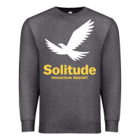 Charcoal Heather Solitude Mountain Resort Premium Sweatshirt - linhVisuals