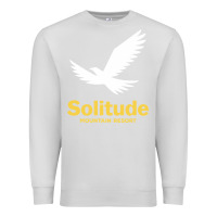 Dove Grey Solitude Mountain Resort Premium Sweatshirt - linhVisuals