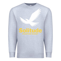 Heather Grey Solitude Mountain Resort Premium Sweatshirt - linhVisuals