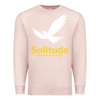 Pale Pink Solitude Mountain Resort Premium Sweatshirt - linhVisuals