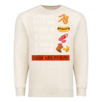 Sandshell chicken wing chicken wing hotdog and bologna shirt t shirt Premium Sweatshirt - linhVisuals