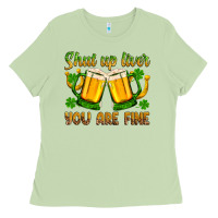 Matcha St. Patrick’s Day shut up liver you are fine Ladies Tee - OliviaCreatesArt