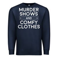 Navy crime shows shirt, murder shows and comfy clothes t shirt Premium Sweatshirt - linhVisuals