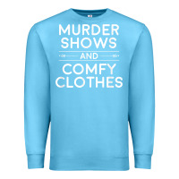 Ocean Blue crime shows shirt, murder shows and comfy clothes t shirt Premium Sweatshirt - linhVisuals