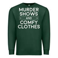 Sports Green crime shows shirt, murder shows and comfy clothes t shirt Premium Sweatshirt - linhVisuals