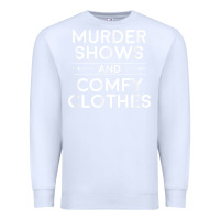 White crime shows shirt, murder shows and comfy clothes t shirt Premium Sweatshirt - linhVisuals