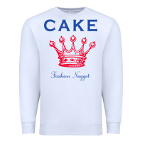 White Cake Fashion Nugget Premium Sweatshirt - linhVisuals
