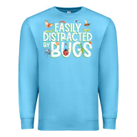 Ocean Blue funny bug tshirt, insect lover shirt, bug collector t shirt Premium Sweatshirt - linhVisuals