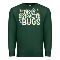 Sports Green funny bug tshirt, insect lover shirt, bug collector t shirt Premium Sweatshirt - linhVisuals