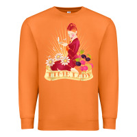 Carrot doctor who rockabilly missy time lady baker t shirt Premium Sweatshirt - linhVisuals