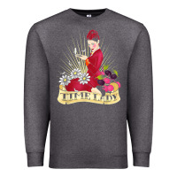 Charcoal Heather doctor who rockabilly missy time lady baker t shirt Premium Sweatshirt - linhVisuals