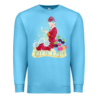 Ocean Blue doctor who rockabilly missy time lady baker t shirt Premium Sweatshirt - linhVisuals