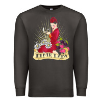 Smoke doctor who rockabilly missy time lady baker t shirt Premium Sweatshirt - linhVisuals