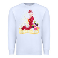 White doctor who rockabilly missy time lady baker t shirt Premium Sweatshirt - linhVisuals