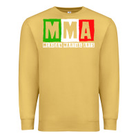 Antique Gold mexican martial arts combat mexico fighter themed pullover hoodie Premium Sweatshirt - linhVisuals