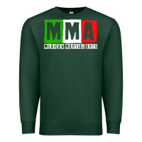Sports Green mexican martial arts combat mexico fighter themed pullover hoodie Premium Sweatshirt - linhVisuals