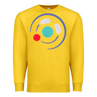 Lemon minimalist game cube controller throwback retro gamer t shirt Premium Sweatshirt - linhVisuals