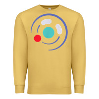 Antique Gold minimalist game cube controller throwback retro gamer t shirt Premium Sweatshirt - linhVisuals