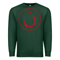 Sports Green nazarene n christian in arabic symbol t shirt Premium Sweatshirt - linhVisuals