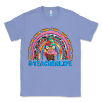 Colony Blue teacherlife and teacher gnome rainbow Classic Tee - Artiststas