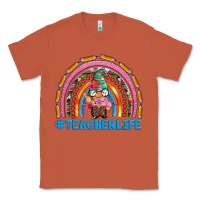 Copper teacherlife and teacher gnome rainbow Classic Tee - Artiststas