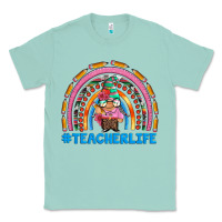 Seafoam teacherlife and teacher gnome rainbow Classic Tee - Artiststas