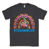 Smoke teacherlife and teacher gnome rainbow Classic Tee - Artiststas