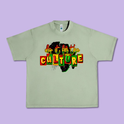 Do It For The Culture Urban Heavy Tee Designed By Fadigitalartstudio
