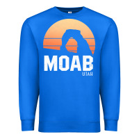 True Royal moab utah arches national park vintage retro outdoor hiking pullover h Premium Sweatshirt - linhVisuals