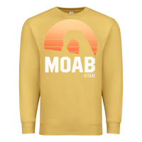 Antique Gold moab utah arches national park vintage retro outdoor hiking pullover h Premium Sweatshirt - linhVisuals