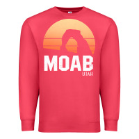 Cardinal moab utah arches national park vintage retro outdoor hiking pullover h Premium Sweatshirt - linhVisuals