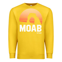 Lemon moab utah arches national park vintage retro outdoor hiking pullover h Premium Sweatshirt - linhVisuals