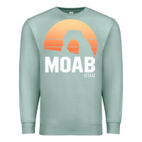 Seafoam moab utah arches national park vintage retro outdoor hiking pullover h Premium Sweatshirt - linhVisuals